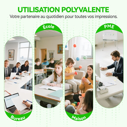 540-541XL – Cartouches d'encre compatibles pour Canon PG-540 XL CL-541 XL | Grande Capacité | Haute performance