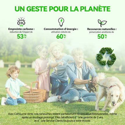 540-541XL – Cartouches d'encre compatibles pour Canon PG-540 XL CL-541 XL | Grande Capacité | Haute performance