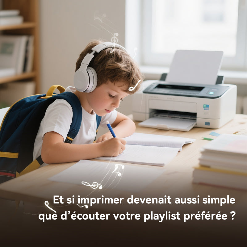 🎶 Et si imprimer devenait aussi simple que d’écouter votre playlist préférée ?