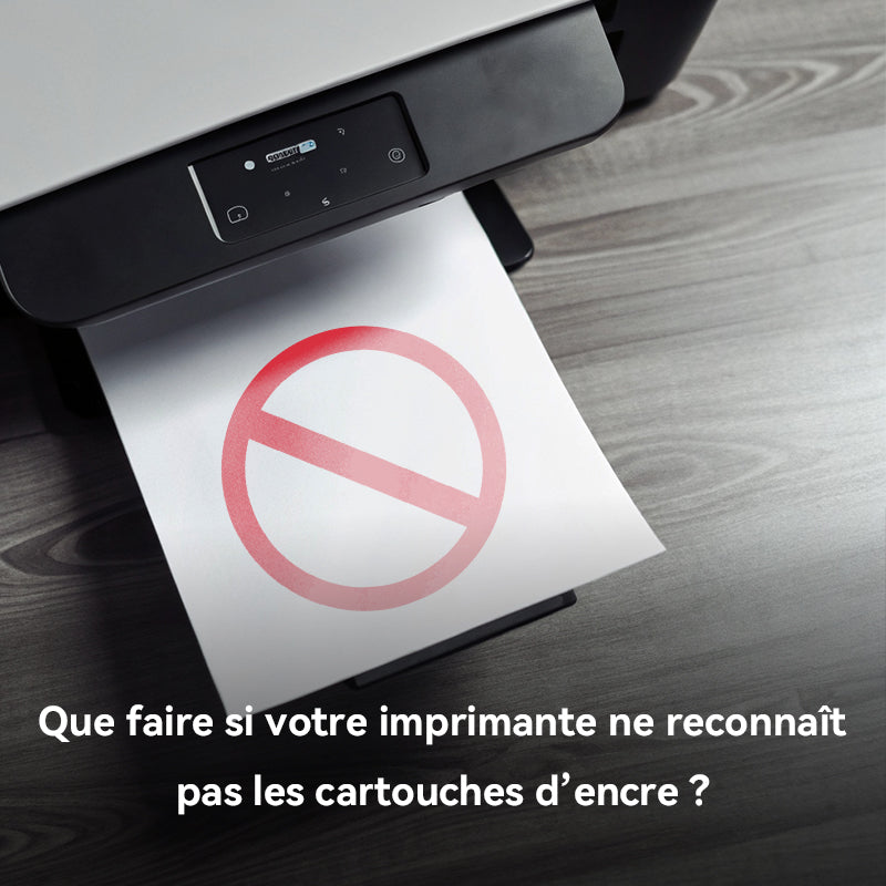 Que faire si votre imprimante ne reconnaît pas votre cartouche d’encre ?