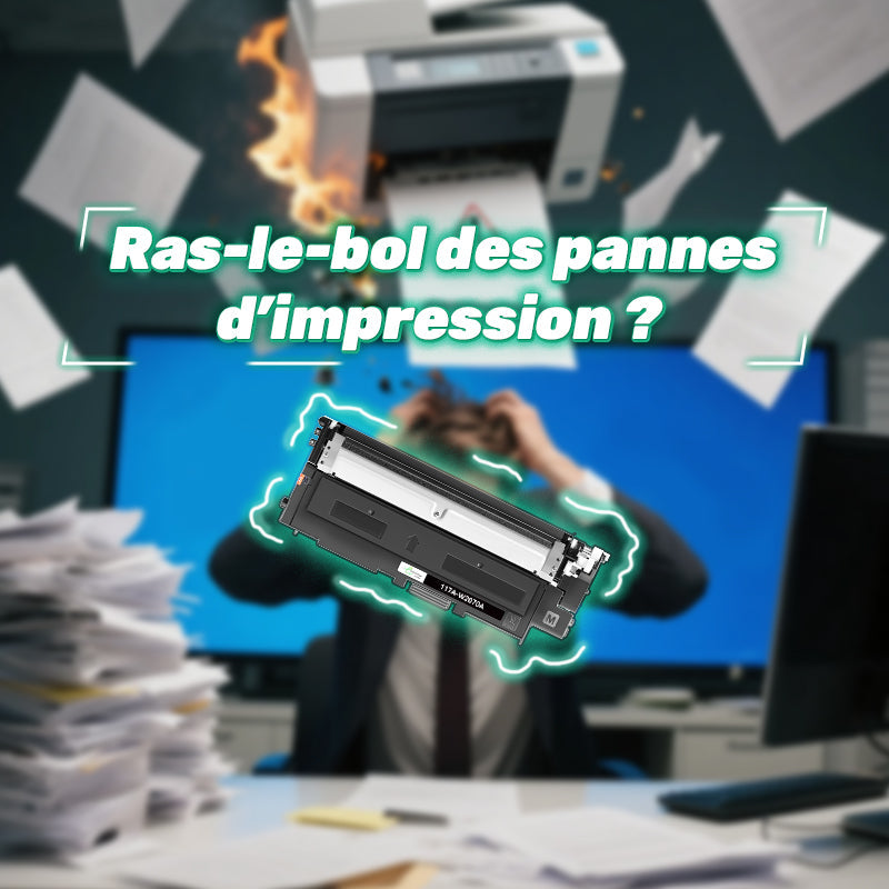 🖨️ Ras-le-bol des pannes d’impression ? Gagnez en sérénité avec le toner HP 117A