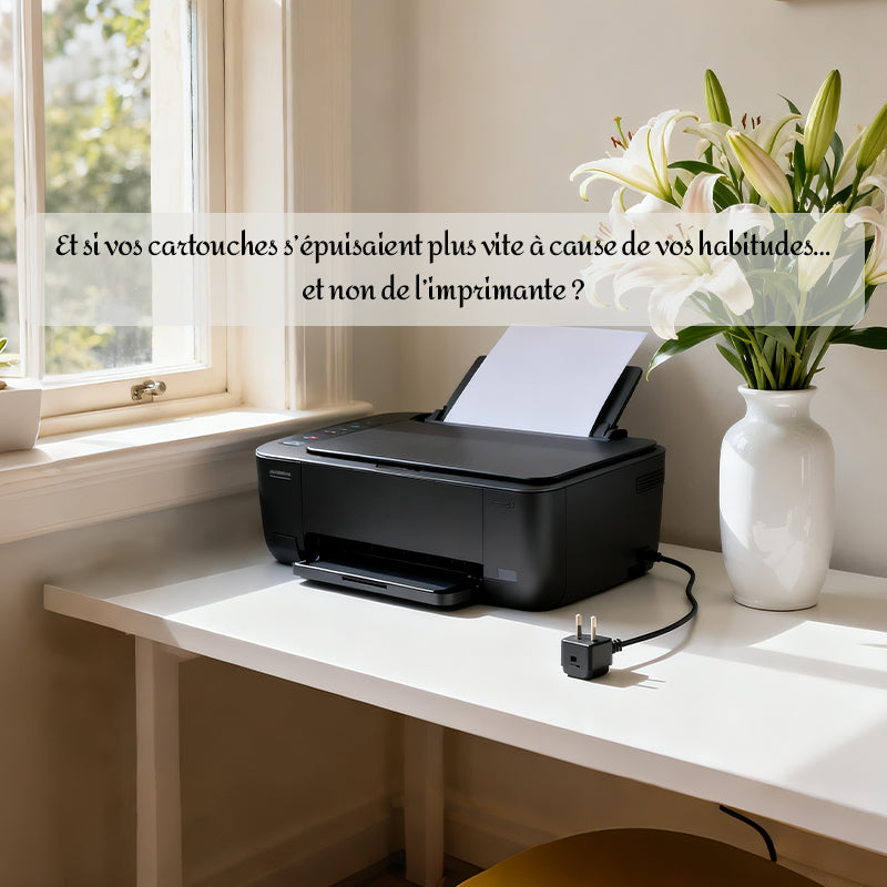 📌 Et si vos cartouches s’épuisaient plus vite à cause de vos habitudes… et non de l’imprimante ?
