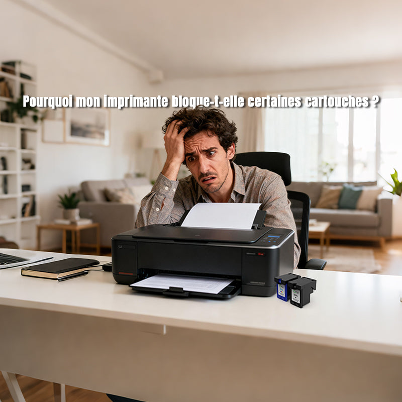 Pourquoi mon imprimante bloque-t-elle certaines cartouches ?