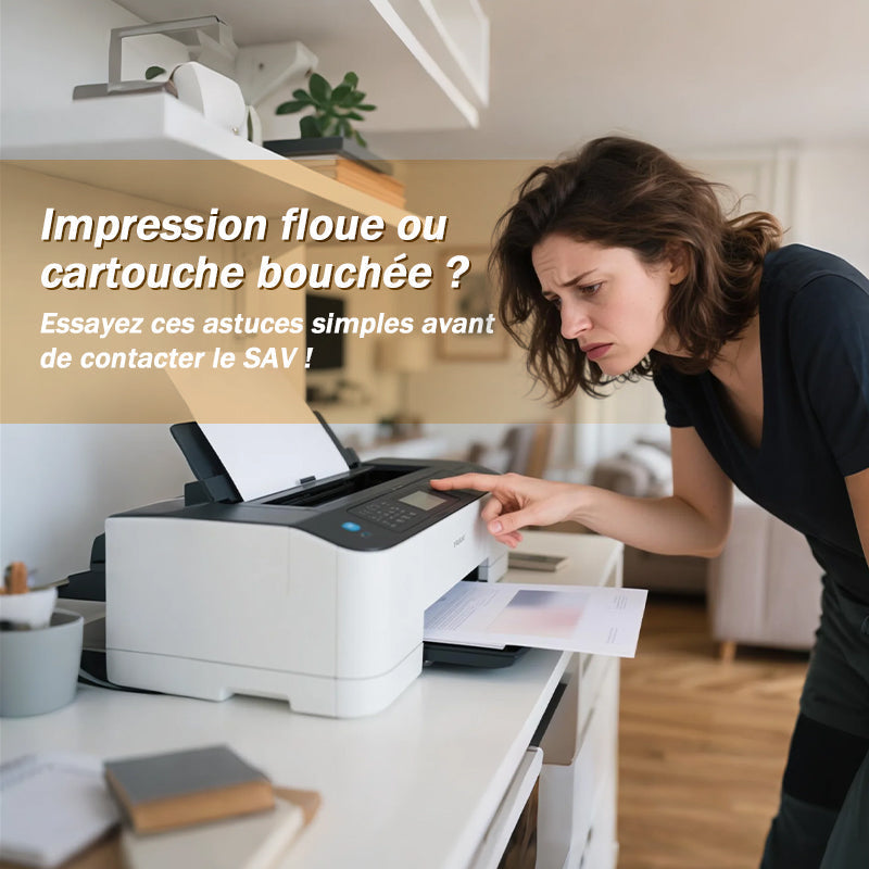 🖨️ Impression floue ou cartouche bouchée ?