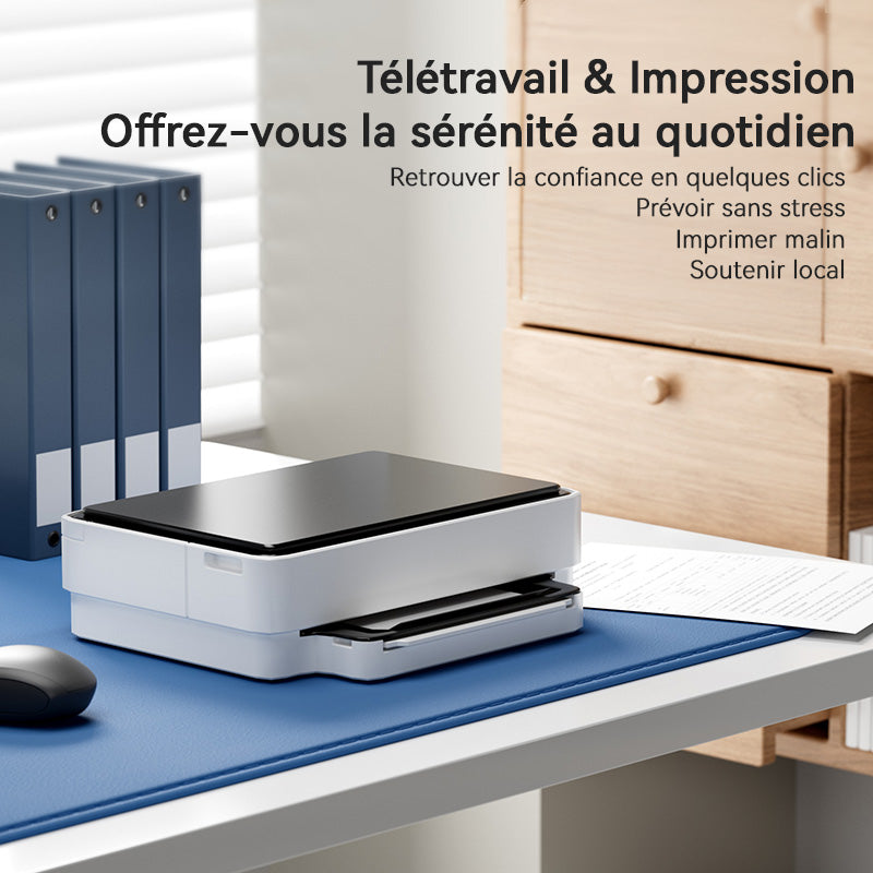 Télétravail &amp; Impression : Offrez-vous la sérénité au quotidien 🌿