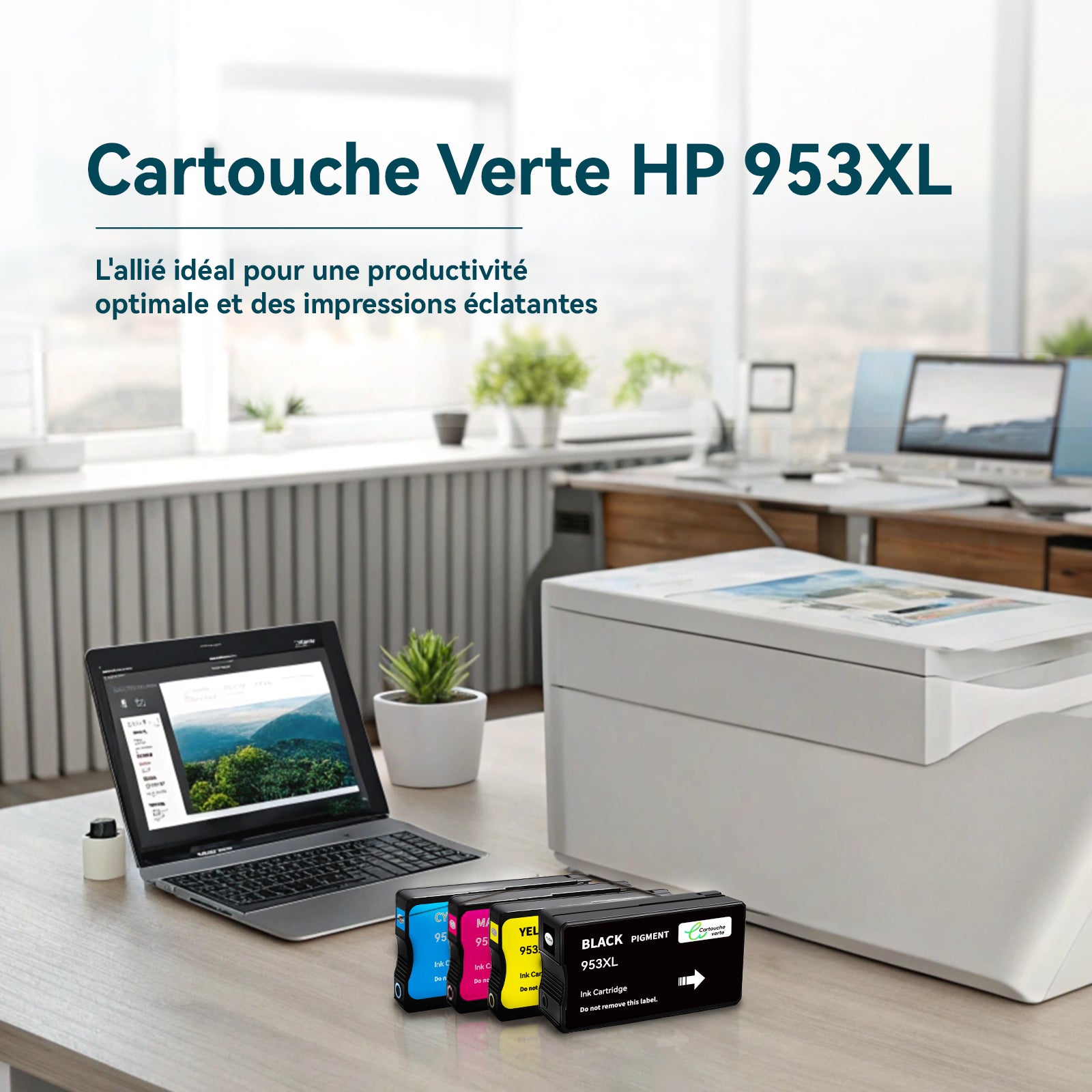 Cartouche Verte HP 953XL : L'allié idéal pour une productivité optimale et des impressions éclatantes