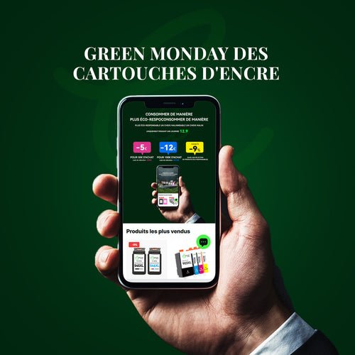 Green Monday des Cartouches d'Encre : Lancement d'une Nouvelle ère du Shopping Écologique - Cartouche verte