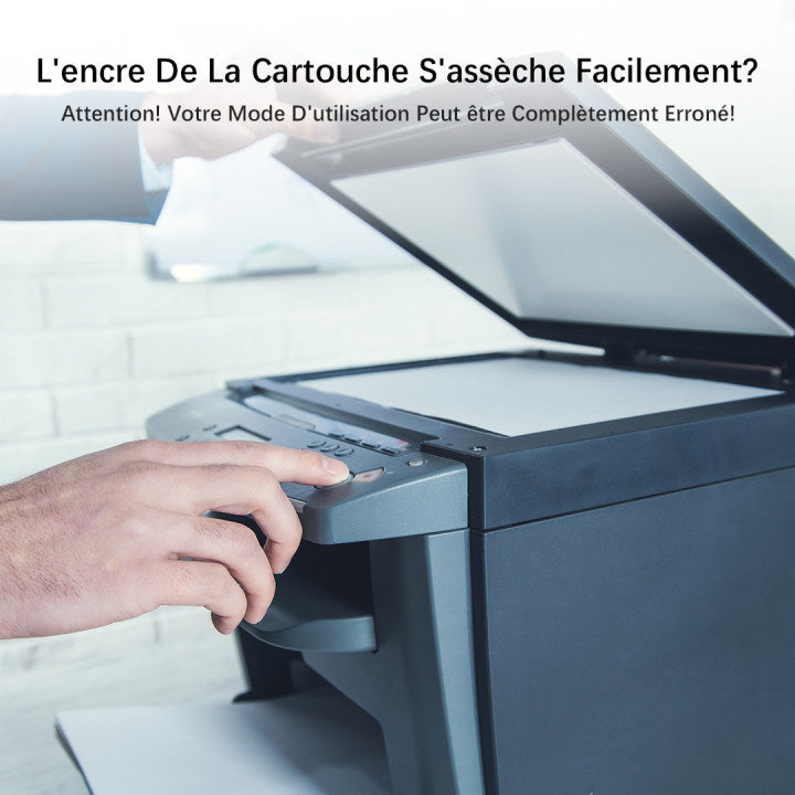 L'encre de la cartouche s'assèche facilement? Attention! Votre mode d'utilisation peut être complètement erroné!