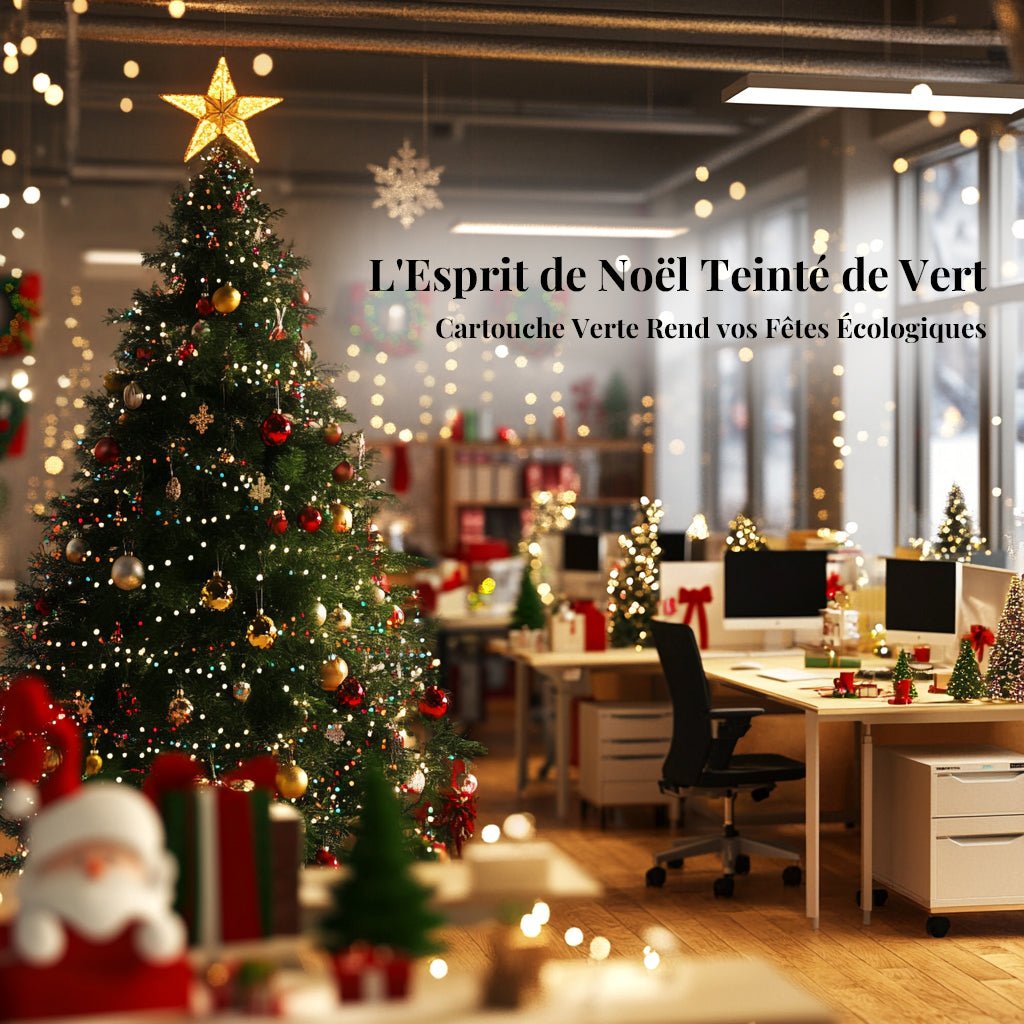 L'Esprit de Noël, Teinté de Vert : Cartouche Verte Rend vos Fêtes Écologiques - Cartouche verte