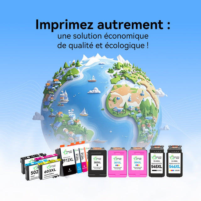 Cartouches compatibles pas chères – Pack économique