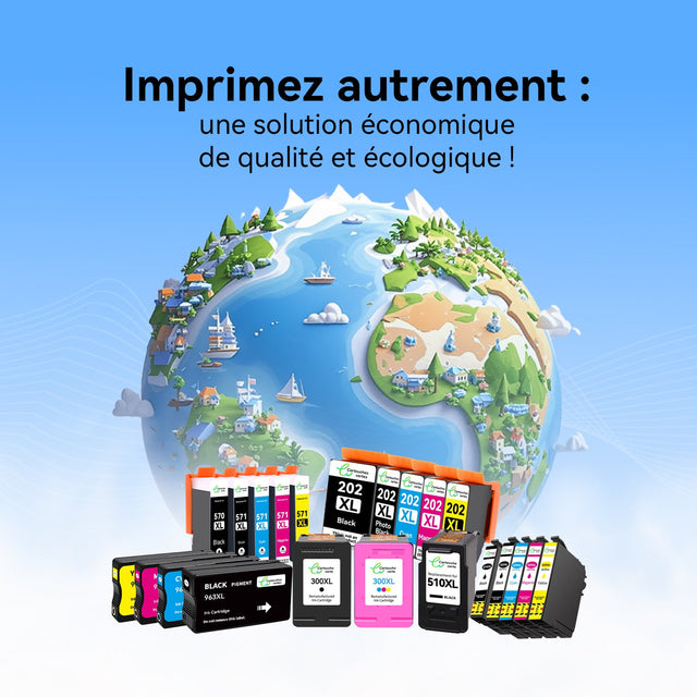 Encre compatible à prix bas – Pack économique