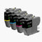 BROTHER LC-421 XL Cartouche d'encre compatible （Noir/Couleur）| Recyclée et écologique-Indication niveau d encre - Format XL