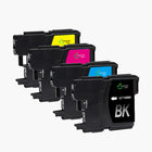 BROTHER LC980/1100 Compatible Ink Cartridge - 4 Colors | Recycled and Eco-Friendly