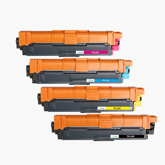 BROTHER TN - 243 /TN243 Compatible Toner - 4 Couleurs (Format Standard) | Cartouche verte - Cartouche verte