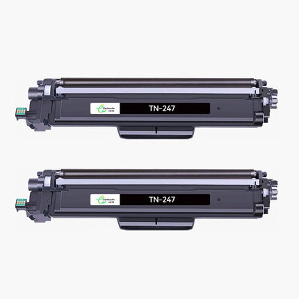 BROTHER TN - 247 /TN247 Compatible Toner - 4 Couleurs（Format Standard) | Cartouche verte - Cartouche verte