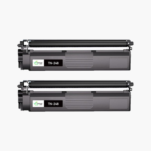 BROTHER TN - 248/TN248 Compatible Toner - 4 Couleurs - Format Standard | Cartouche verte - Cartouche verte