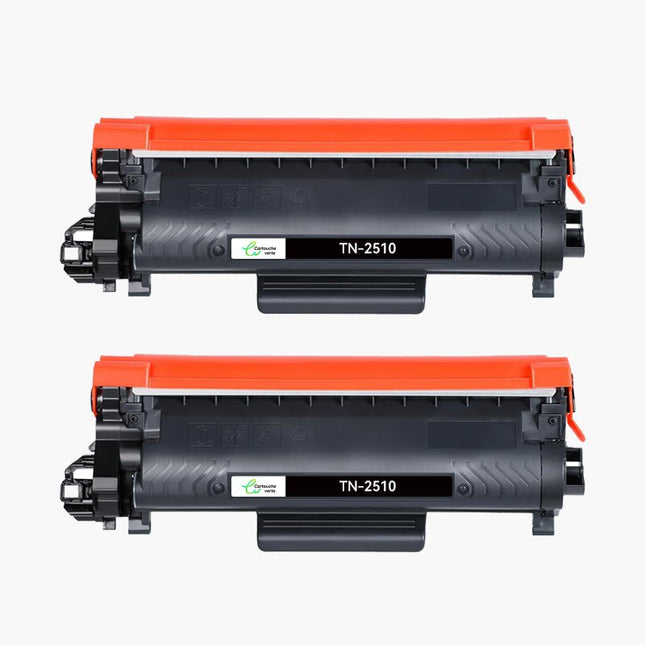 BROTHER TN - 2510 Compatible Toner - Noir (Format Standard) | Cartouche verte - Cartouche verte