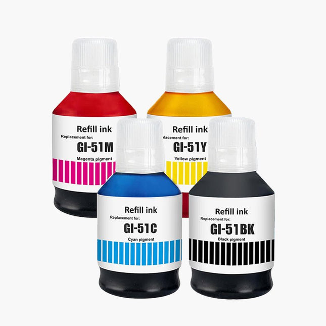 Bouteilles d'encre compatibles CANON GI - 51 / GI51 â Solution Ă©conomique et Ă©cologique | Cartouche Verte - Cartouche verte