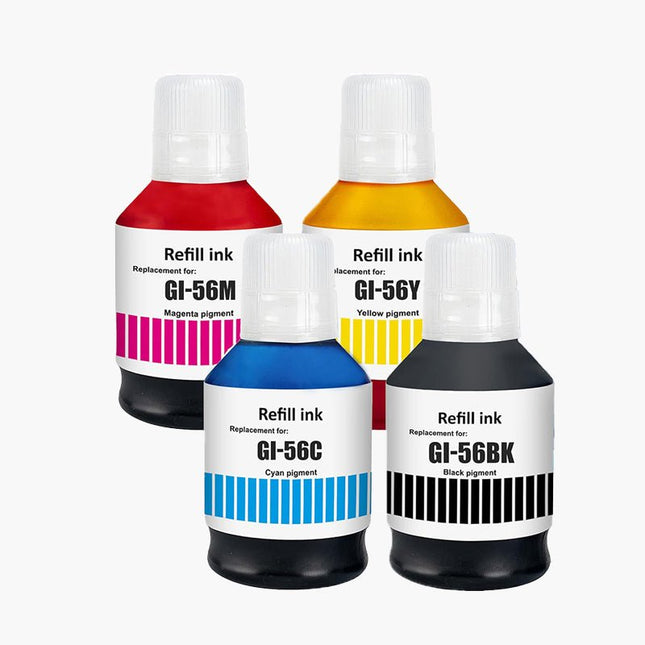 Bouteilles d'encre compatibles CANON GI - 56 / GI56 â Solution Ă©conomique et Ă©cologique | Cartouche Verte - Cartouche verte