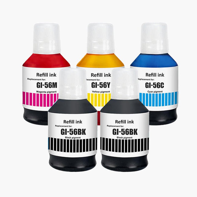 Bouteilles d'encre compatibles CANON GI - 56 / GI56 â Solution Ă©conomique et Ă©cologique | Cartouche Verte - Cartouche verte