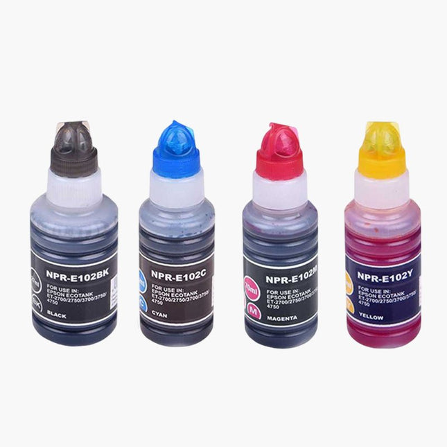 Bouteilles d'encre compatibles Epson Ecotank 102 â Solution Ă©conomique et Ă©cologique | Cartouche Verte - Cartouche verte