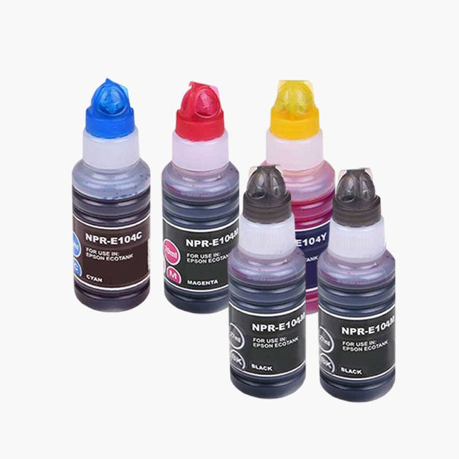 Bouteilles d'encre compatibles Epson Ecotank 104 â Solution Ă©conomique et Ă©cologique | Cartouche Verte - Cartouche verte