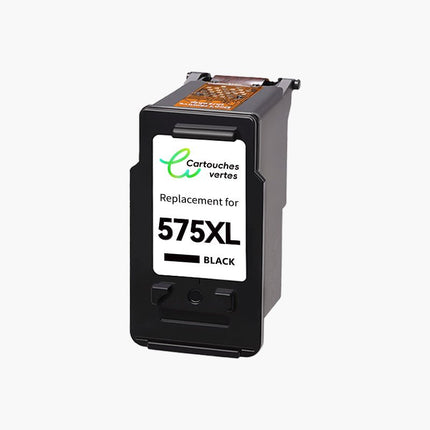 CANON PG - 575XL/CL - 576XL Cartouche d'encre compatible （Noir/Couleur）| Recyclée et écologique - Indication niveau d encre - Format XL - Cartouche verte