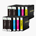 4 Zwart, 2 Cyaan, 2 Magenta, 2 Geel