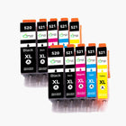 CANON PGI - 520/CLI - 521XL Cartouche d'encre compatible - 4 Couleurs | Recyclée et écologique - Format XL - Cartouche verte