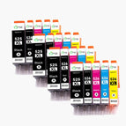 8 Noir，4 Cyan，4 Magenta，4 Jaune