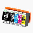 2 Zwart, 1 Cyaan, 1 Magenta, 1 Geel