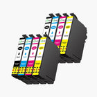 EPSON 34XL Cartouche d'encre compatible - 4 Couleurs | Recyclée et écologique - Format XL - Cartouche verte