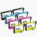 2 Zwart, 2 Cyaan, 2 Magenta, 2 Geel