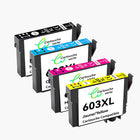 EPSON 603XL Cartouche d'encre Compatible - 4 Couleurs | Recyclée et écologique - Format XL - Cartouche verte