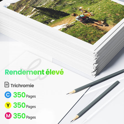 EPSON 604XL Cartouche d'encre Compatible - 4 Couleurs | Recyclée et écologique - Format XL - Cartouche verte