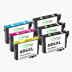 EPSON 604XL Cartouche d'encre Compatible - 4 Couleurs | Recyclée et écologique - Format XL - Cartouche verte