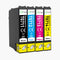EPSON T0715XL Cartouche d'encre Compatible - 4 Couleurs | Recyclée et écologique - Format XL - Cartouche verte