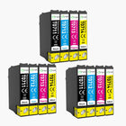 EPSON T0715XL Cartouche d'encre Compatible - 4 Couleurs | Recyclée et écologique - Format XL - Cartouche verte