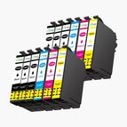 6 Zwart, 2 Cyaan, 2 Magenta, 2 Geel