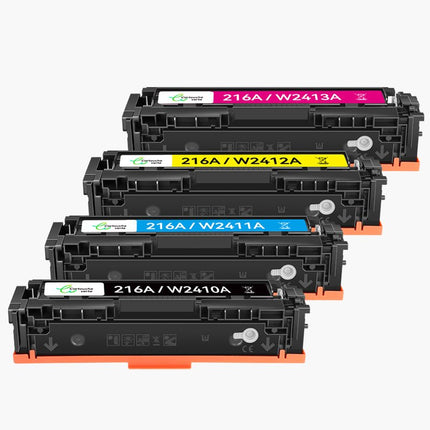 HP 216A（W2410A / W2411A / W2412A / W2413A）Compatible Toner - 4 Couleurs（ Format Standard ) | Cartouche verte - Cartouche verte