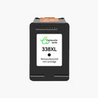HP 338/343XL Cartouche d'encre compatible （Noir et Couleur ）| Recyclée et écologique - Indication niveau d encre - Format XL - Cartouche verte
