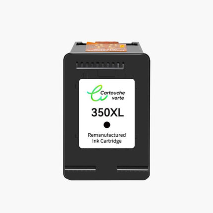 HP 350XL/351XL Cartouche d'encre compatible （Noir et Couleur ）| Recyclée et écologique - Indication niveau d encre - Format XL - Cartouche verte