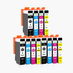 3 Black, 3 Cyan, 3 Magenta, 3 Yellow