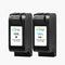 HP 78/15XL Cartouche d'encre compatible （Noir et Couleur ）| Recyclée et écologique - Indication niveau d encre - Format XL - Cartouche verte