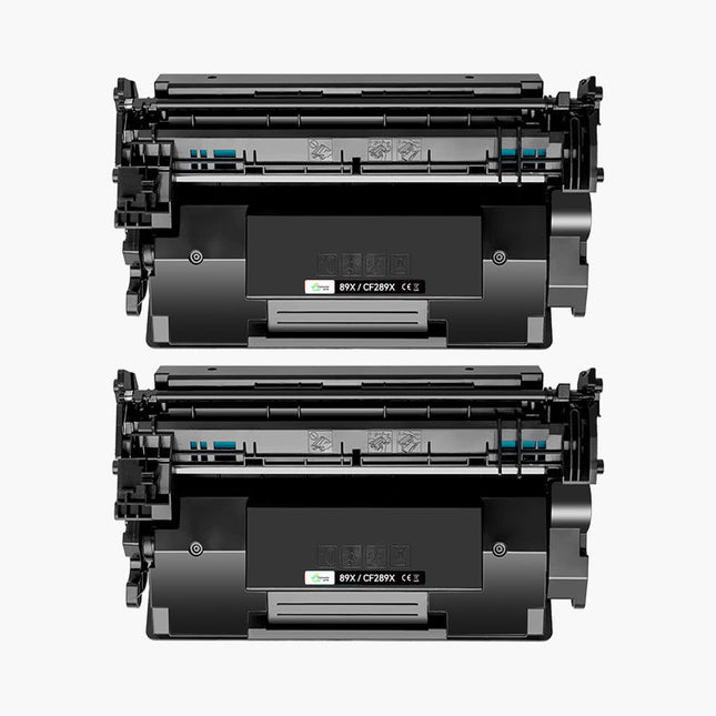 HP 89X (CF289X) Compatible Toner - Noir ( Format XL ) | Cartouche verte - Cartouche verte