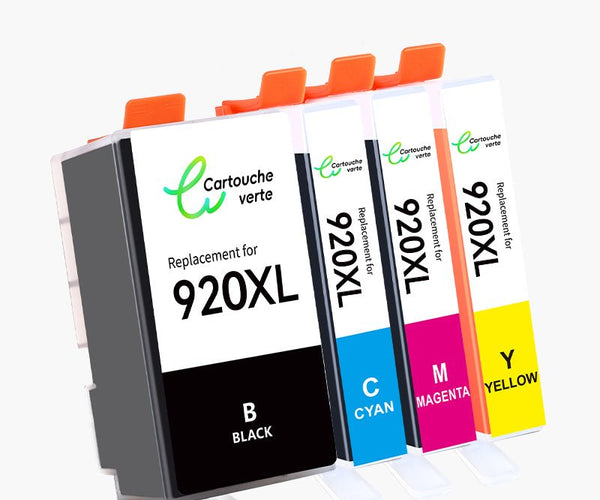 Lot De 9 Cartouches D'encre HP 920 XL - Originales, Multicouleur Et Noir, Neuf En Emballage