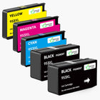 HP 953XL Cartouche d'encre Compatible - 4 Couleurs | Recyclée et écologique - Format XL - Cartouche verte