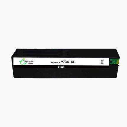 HP 973X - XL Compatible Toner - 4 Couleurs（Format Standard) | Cartouche verte - Cartouche verte