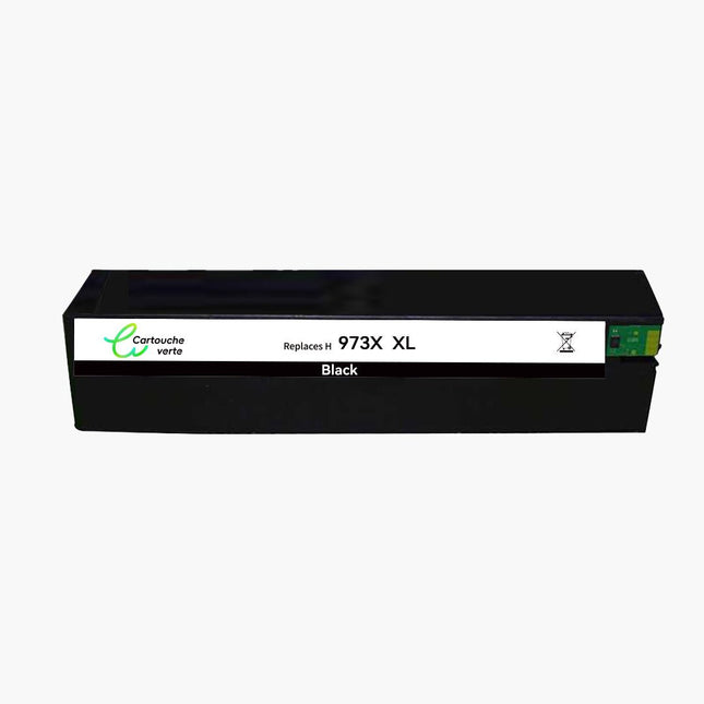 HP 973X - XL Compatible Toner - 4 Couleurs（Format Standard) | Cartouche verte - Cartouche verte