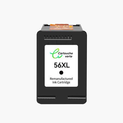 HP 56XL/57XL Cartouche d'encre compatible （Noir et Couleur ）| Haute qualité - Indication niveau d encre - Format XL - Cartouche verte